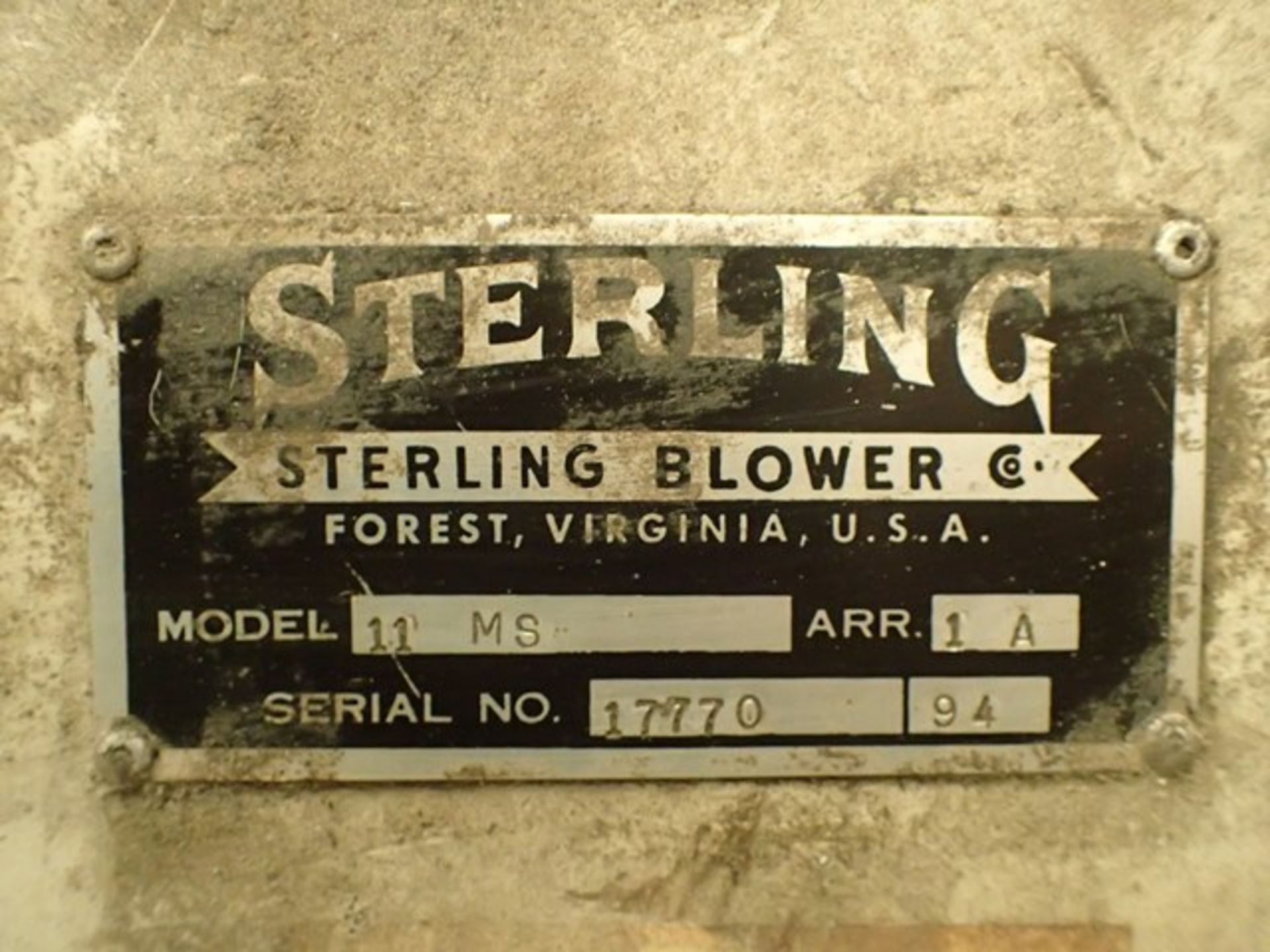 20 HP Sterling Blower - Image 7 of 7