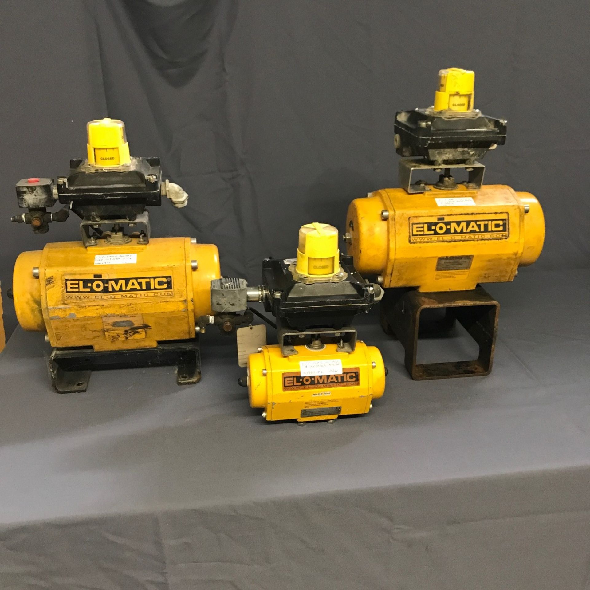 Lot of (3) Elomatic Actuators