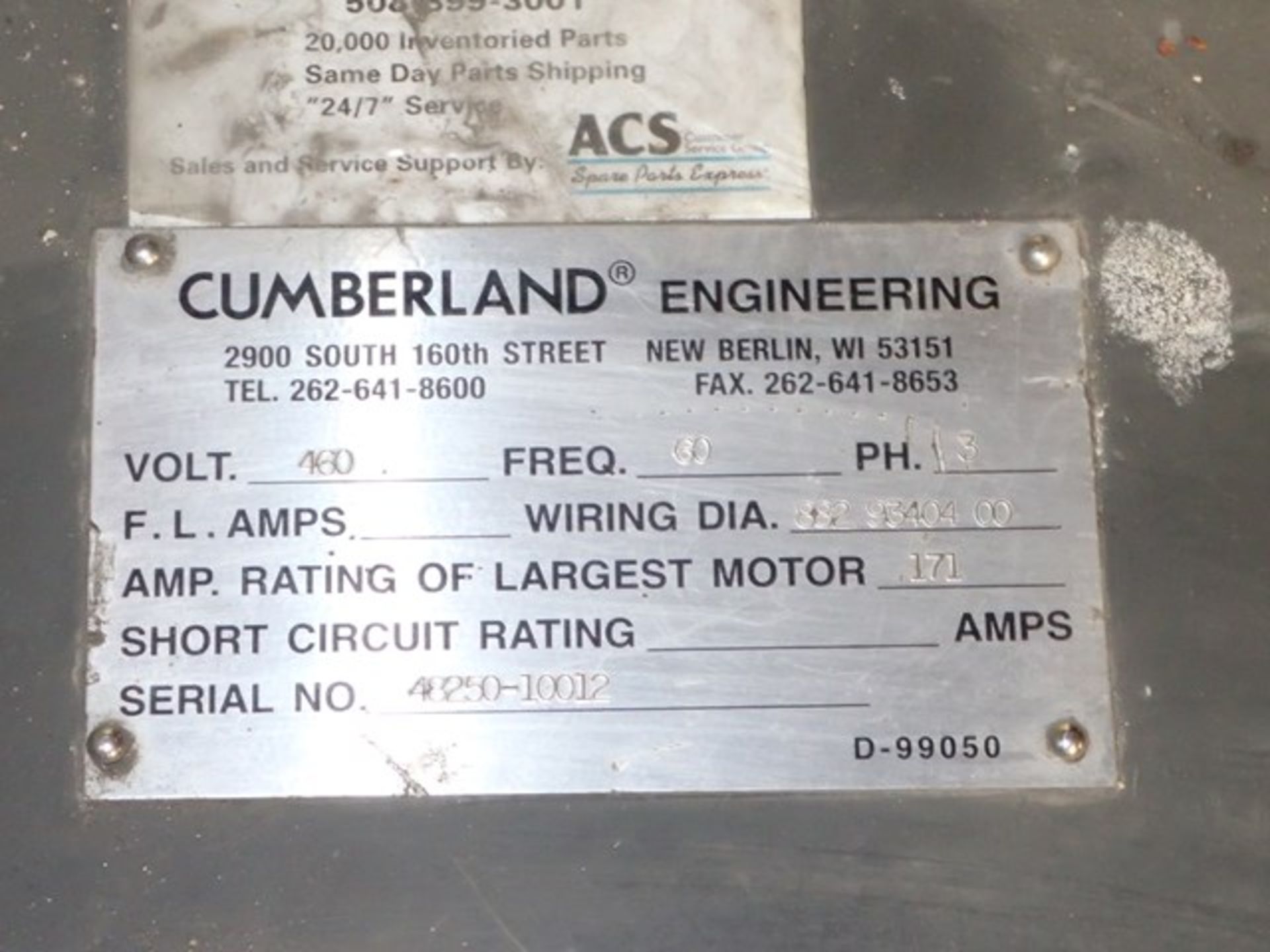 150 HP Cumberland Granulator, Model X1400 - Image 14 of 14