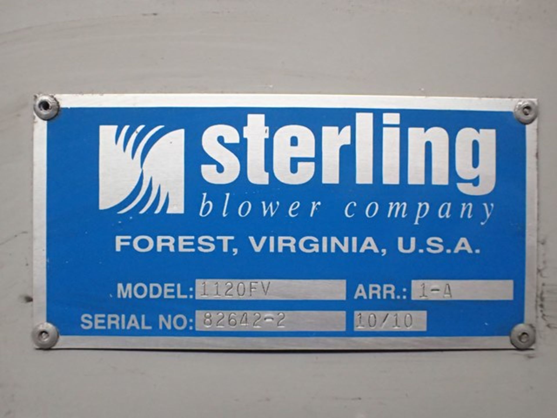 20 HP Sterling Blower - Image 2 of 7