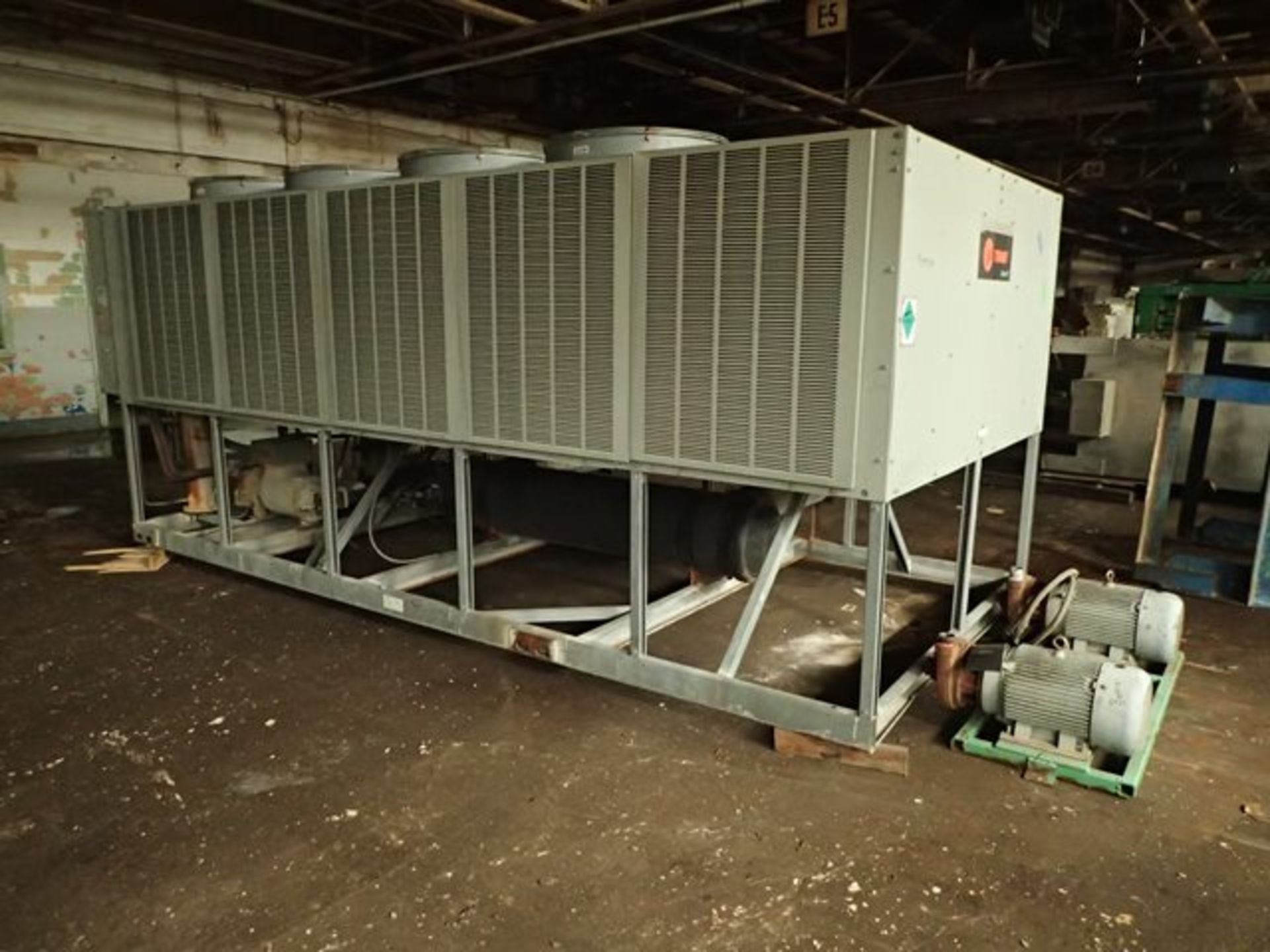 70 Ton Trane Chiller, Air Cooled, with Water Pumps