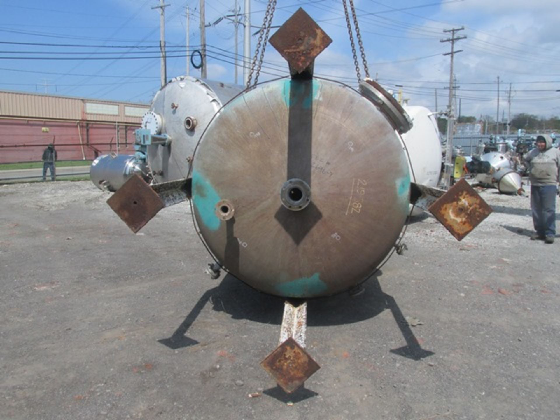 3000 Gal 316 Stainless Steel Receiver Tank - Image 2 of 5