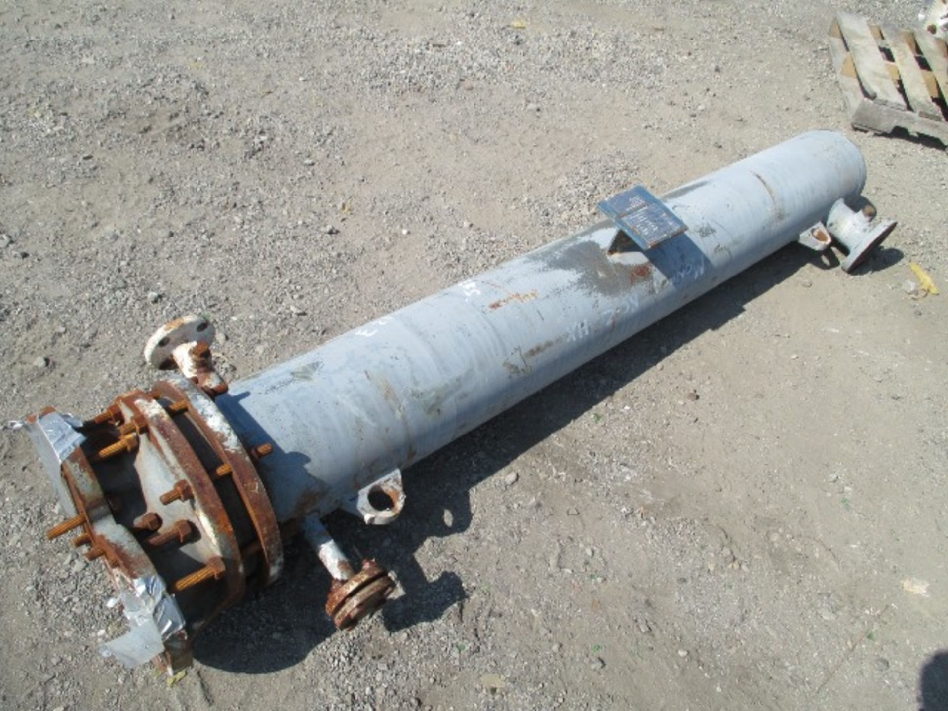 56 SQ FT ITT HEAT EXCHANGER, C/S, 150/150 #