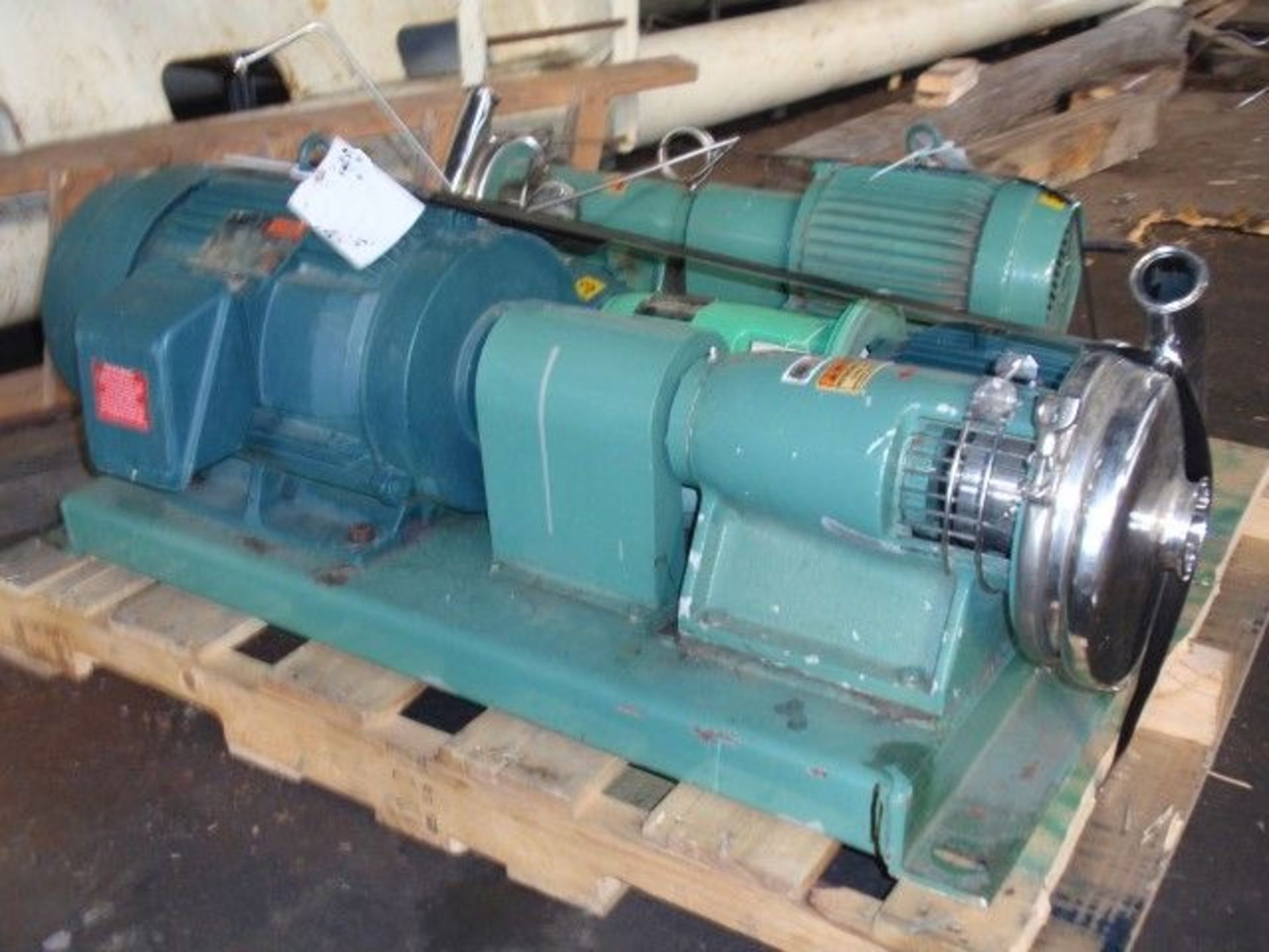 2" X 1.5" TRI-CLOVER CENTRIFUGAL PUMP, S/S,