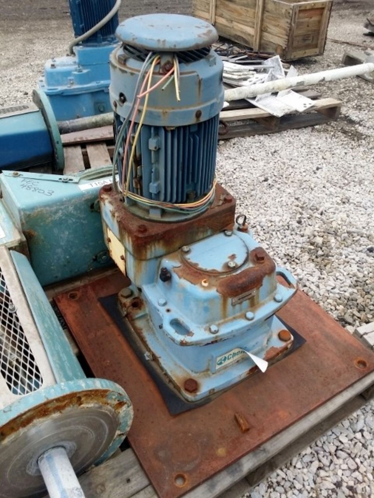 2 HP CHEMINEER AGITATOR, MODEL 26TD-2