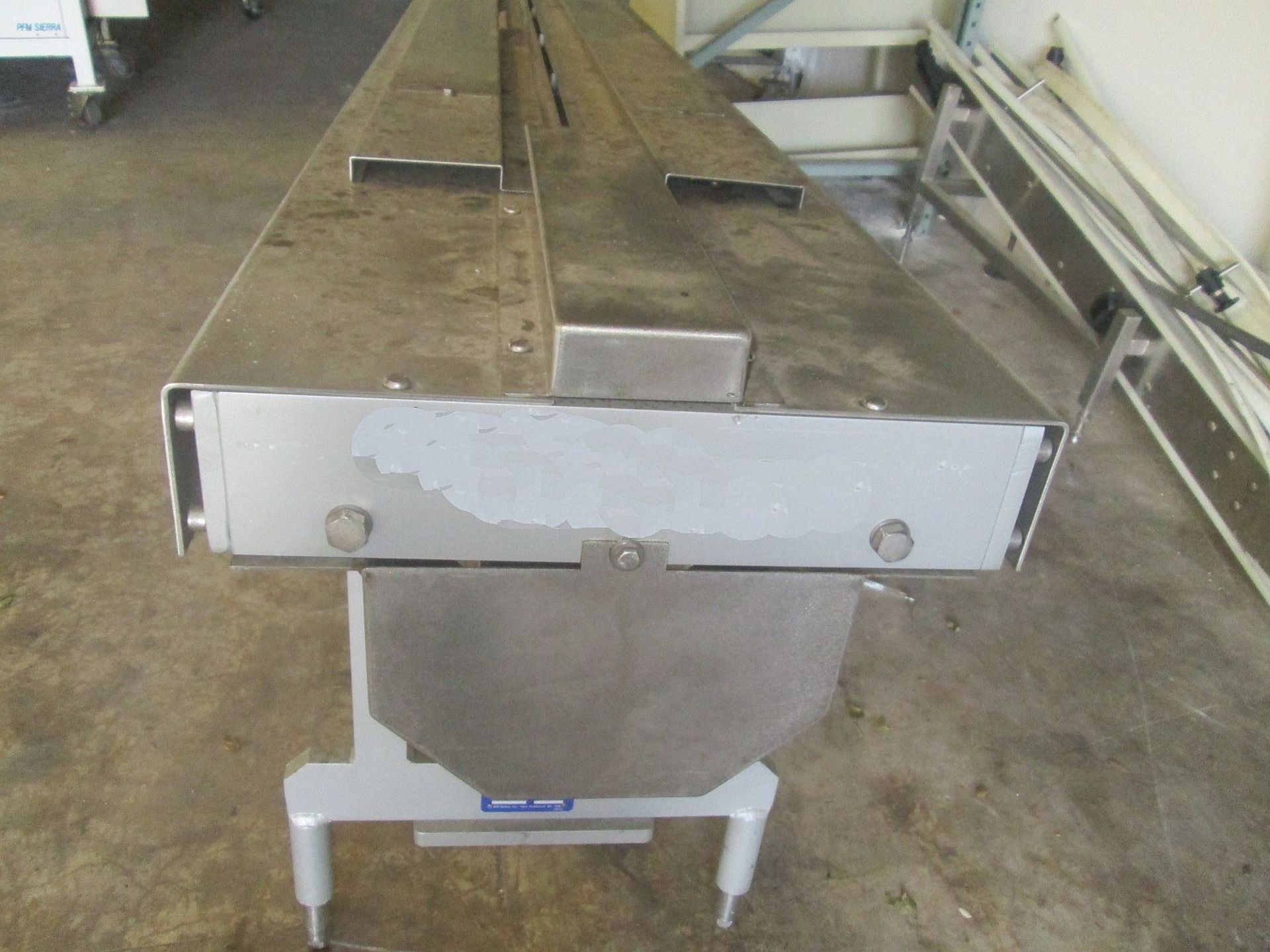 Sig Doboy CrossFeede Serial number 03-24859, Inclined Cleated Rollaway Stainless Steel Conveyor - Image 8 of 8