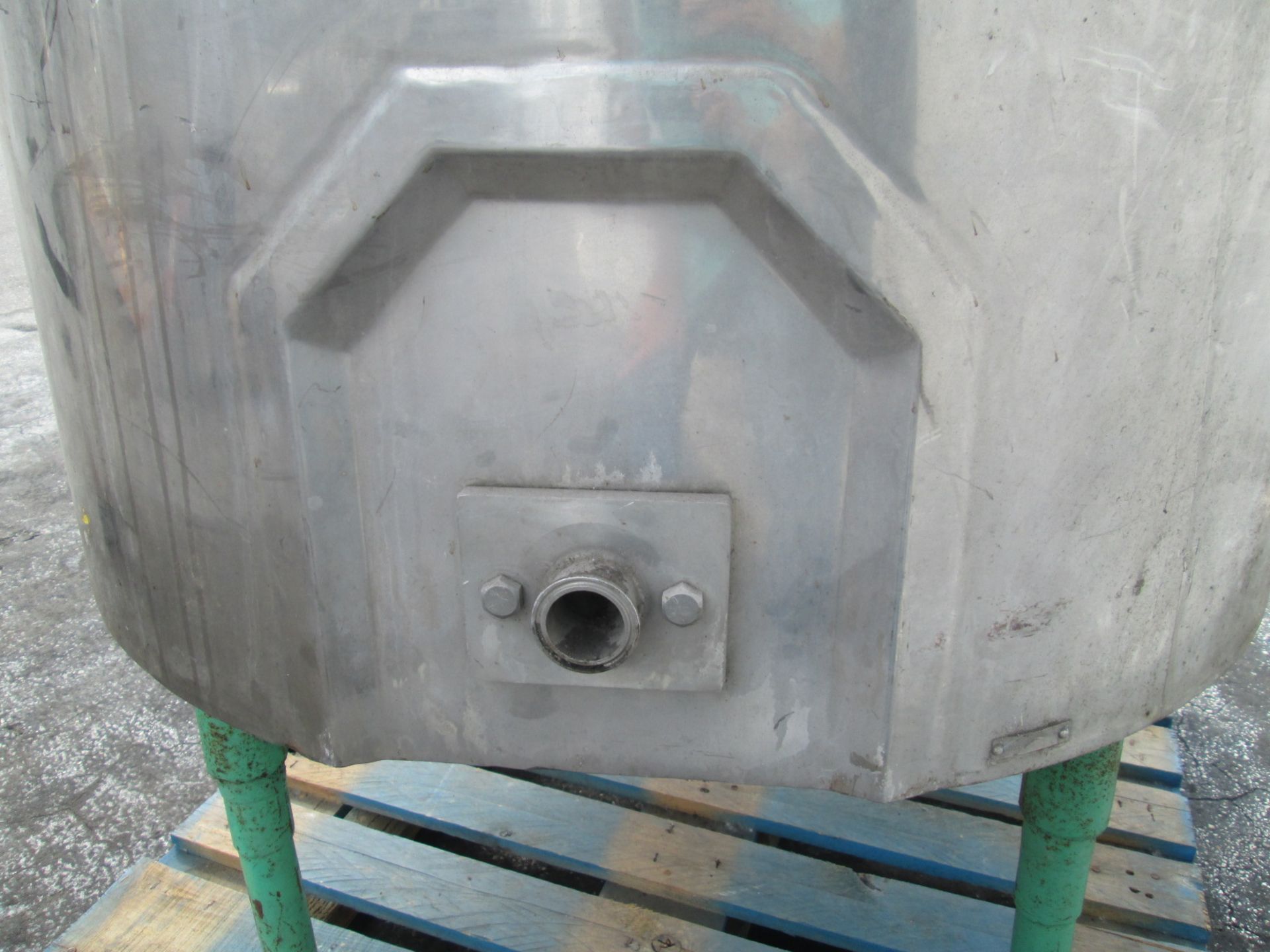 100 Gallon Damrow Bros Dairy Industries Stainless Steel Jacketed Tank, Model 100-GA, Serial Number - Image 7 of 10