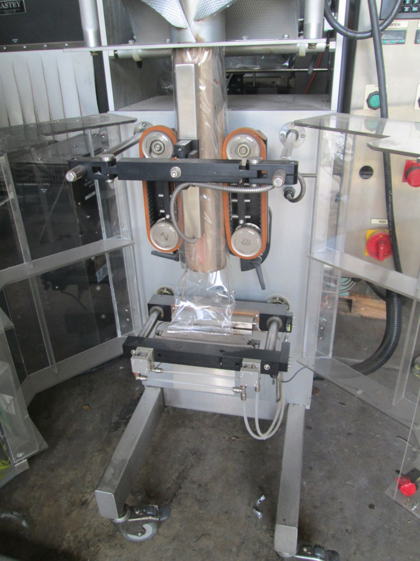 Weighpack Systems Vertical Form Fill Seal Machine with Linear Scale Feeder. Model Vertek 750, Serial - Image 5 of 27