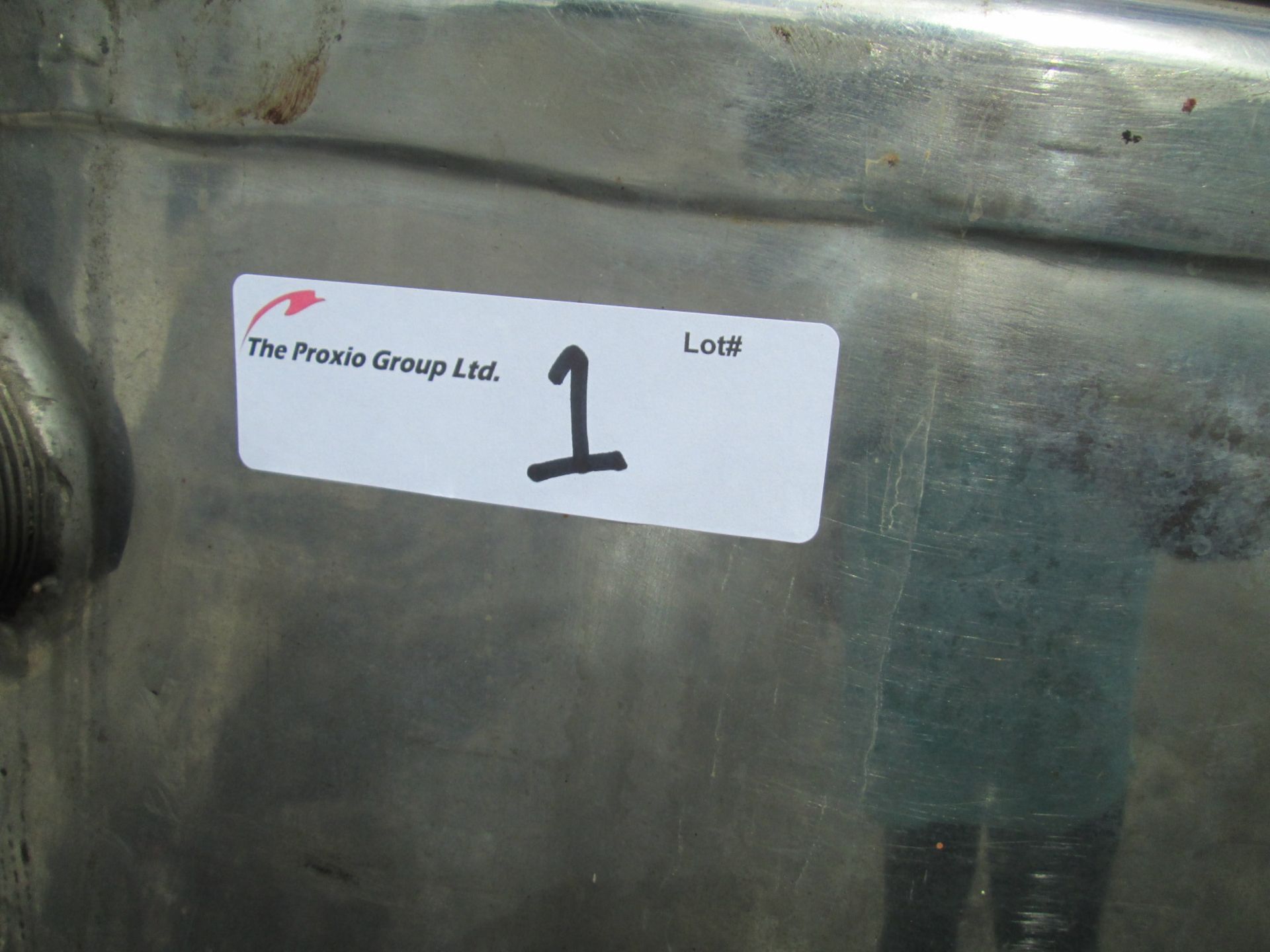 100 Gallon Damrow Bros Dairy Industries Stainless Steel Jacketed Tank, Model 100-GA, Serial Number - Image 10 of 10
