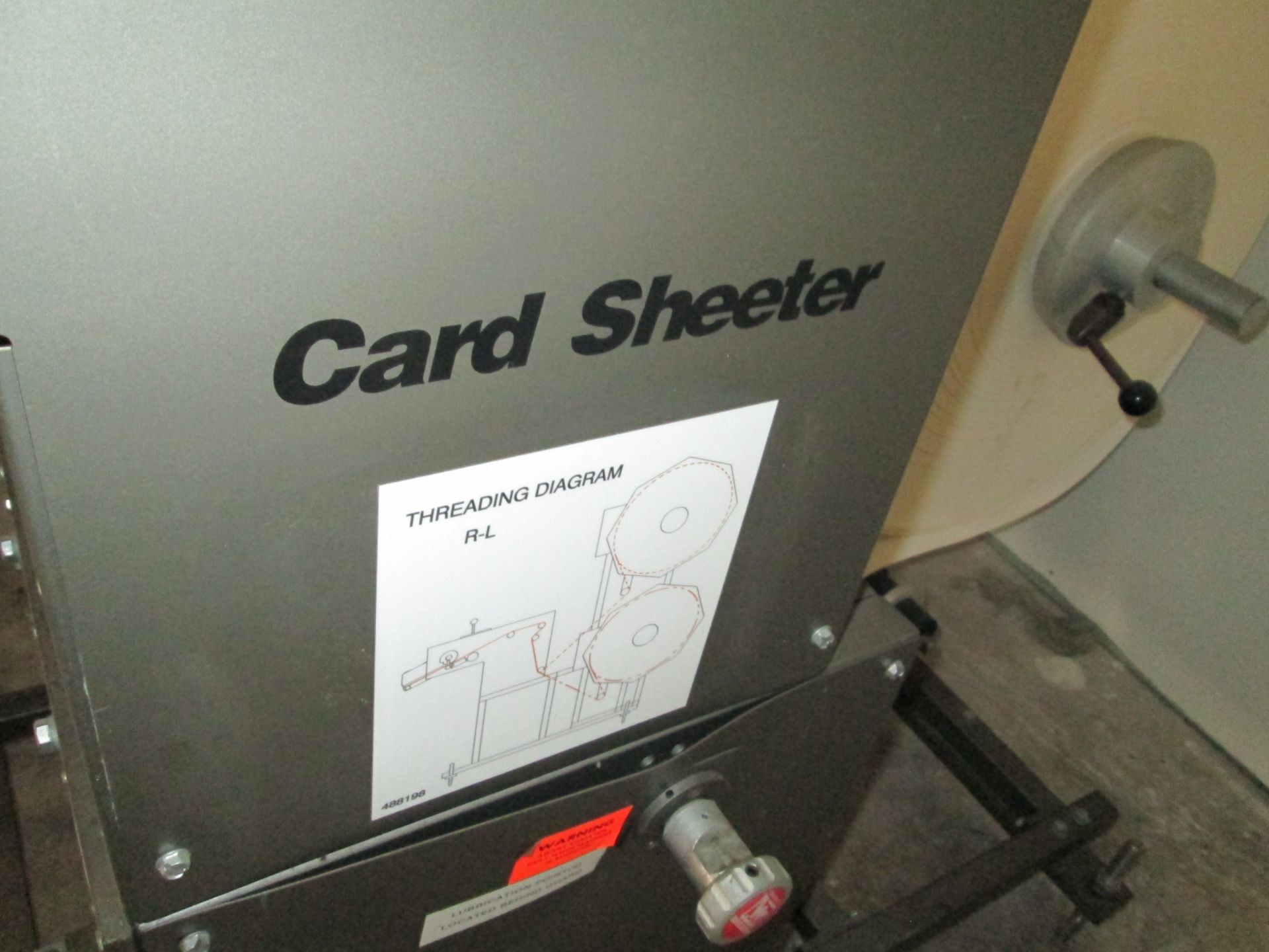 Sig Doboy Card Sheeter Model:UG For "U" Shape board feeding of cards to horizontal wrappers, - Image 20 of 23