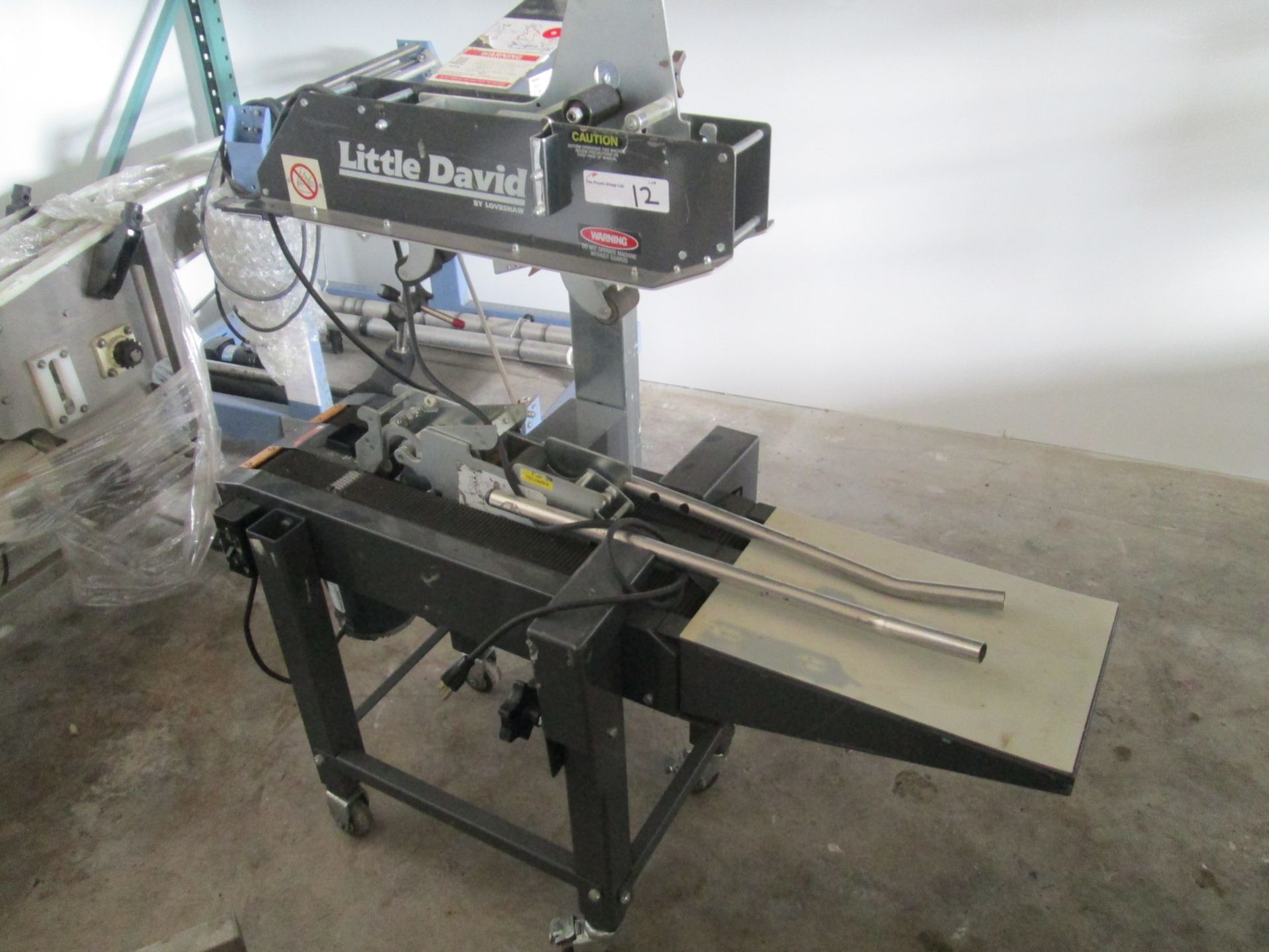 Little David Top and Bottom Case Sealer, Model LD-7D, Serial number 130537437, Bottom Belts,