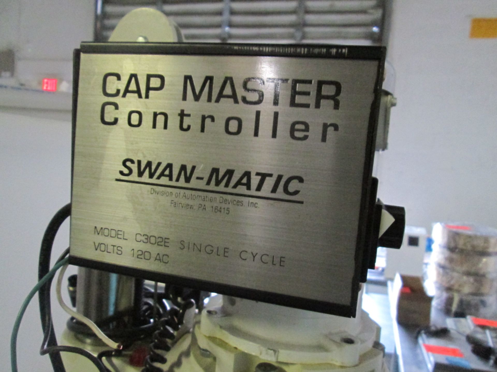 SWAN-MATIC Cap Master Table Top Single Chuck Capper - Image 5 of 6