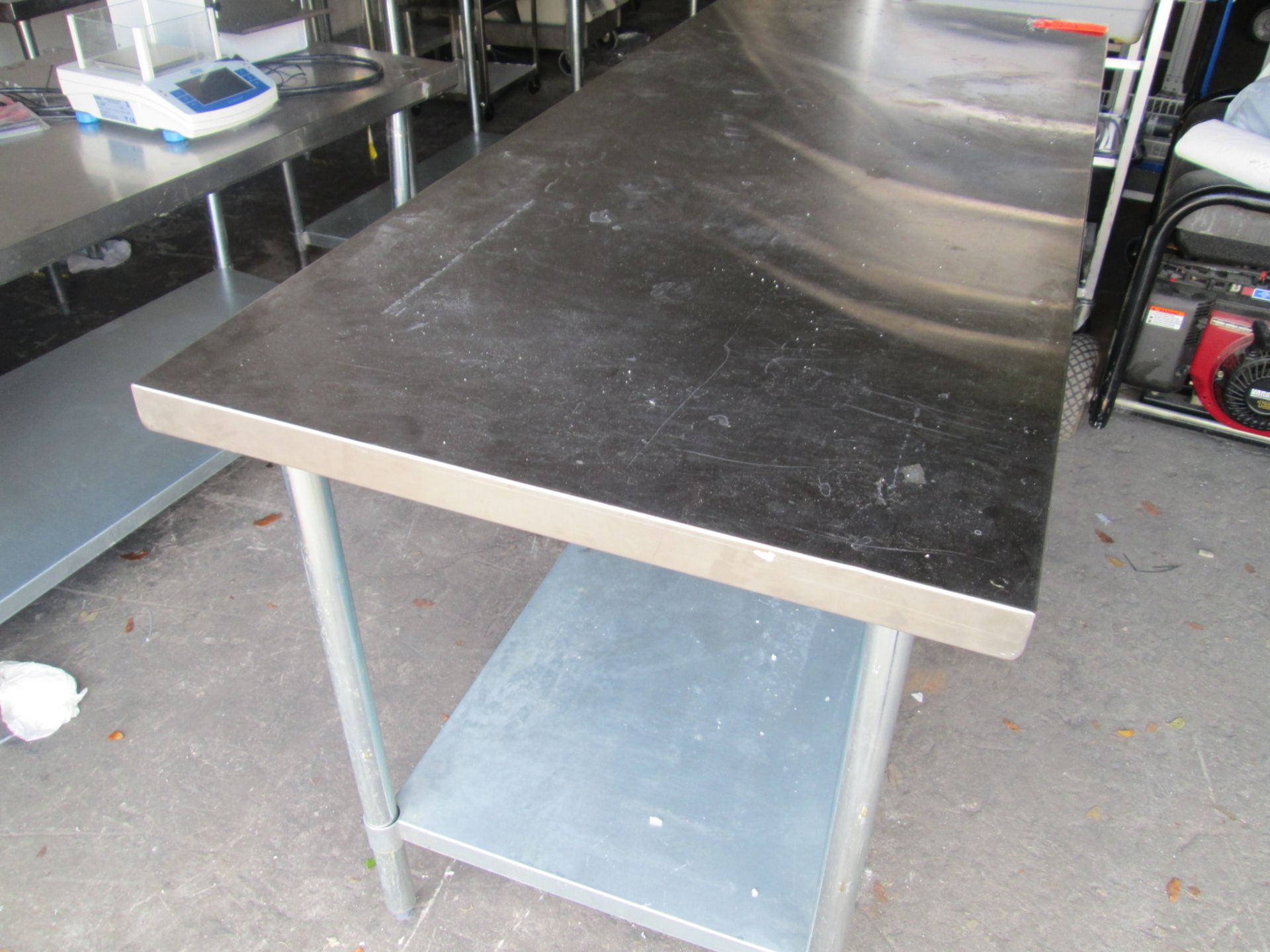 Stainless Steel Table 30" x72" x34" high - Image 2 of 4