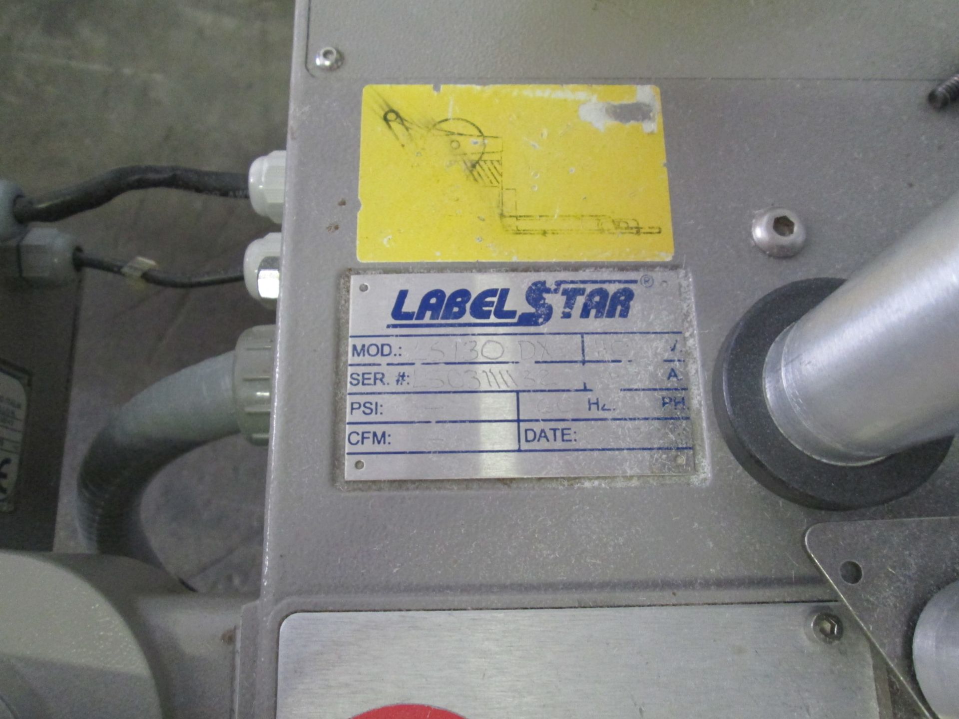 Labelstar Pressure Sensitive Labeler.Single labeling head, model LS130DX, 6" max web, c/w wrap - Image 7 of 12