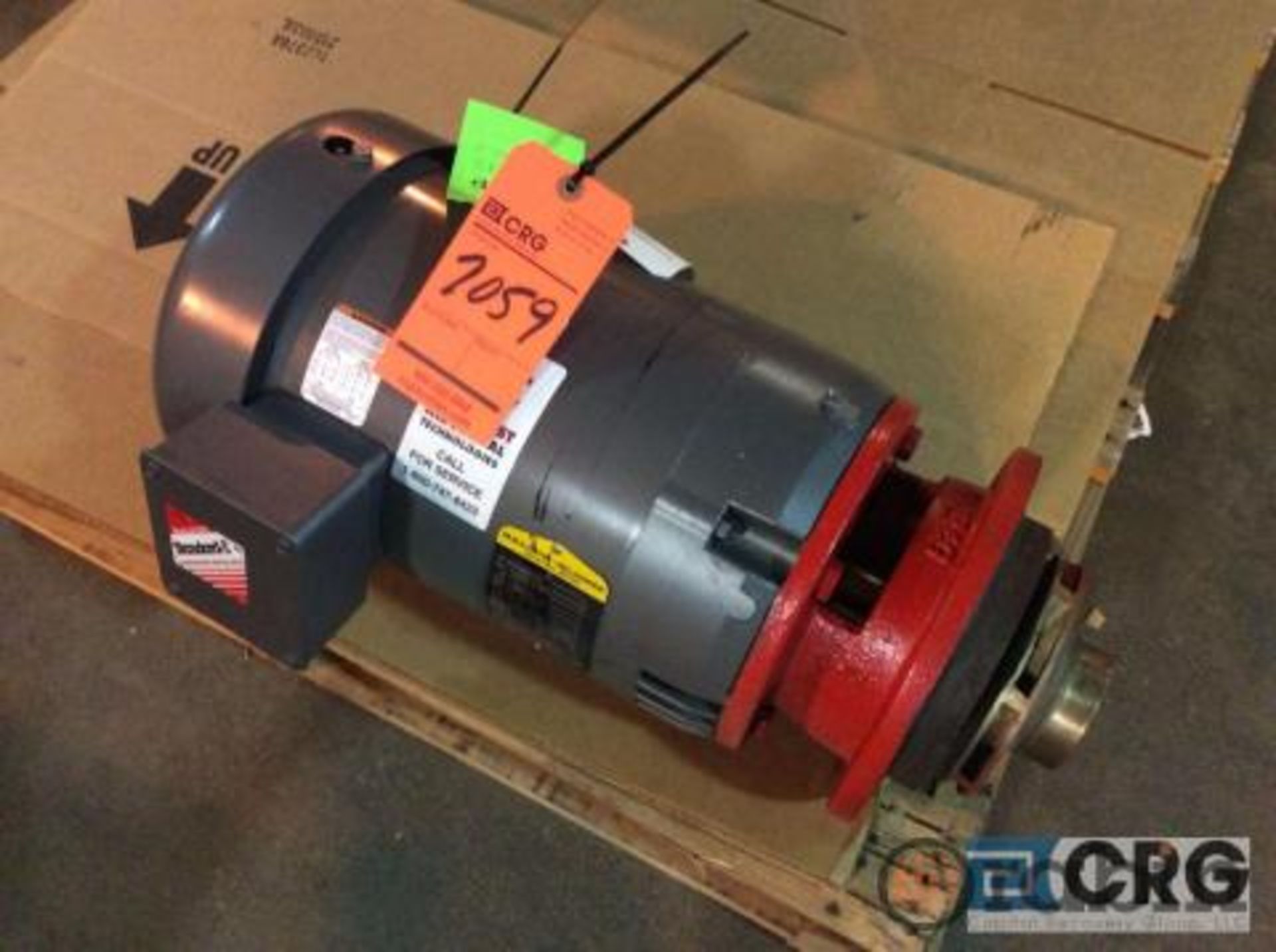Hot water pump, 15 hp. motor, 3 phase, 3450 rpm, model VJMM3314T [Peoria]