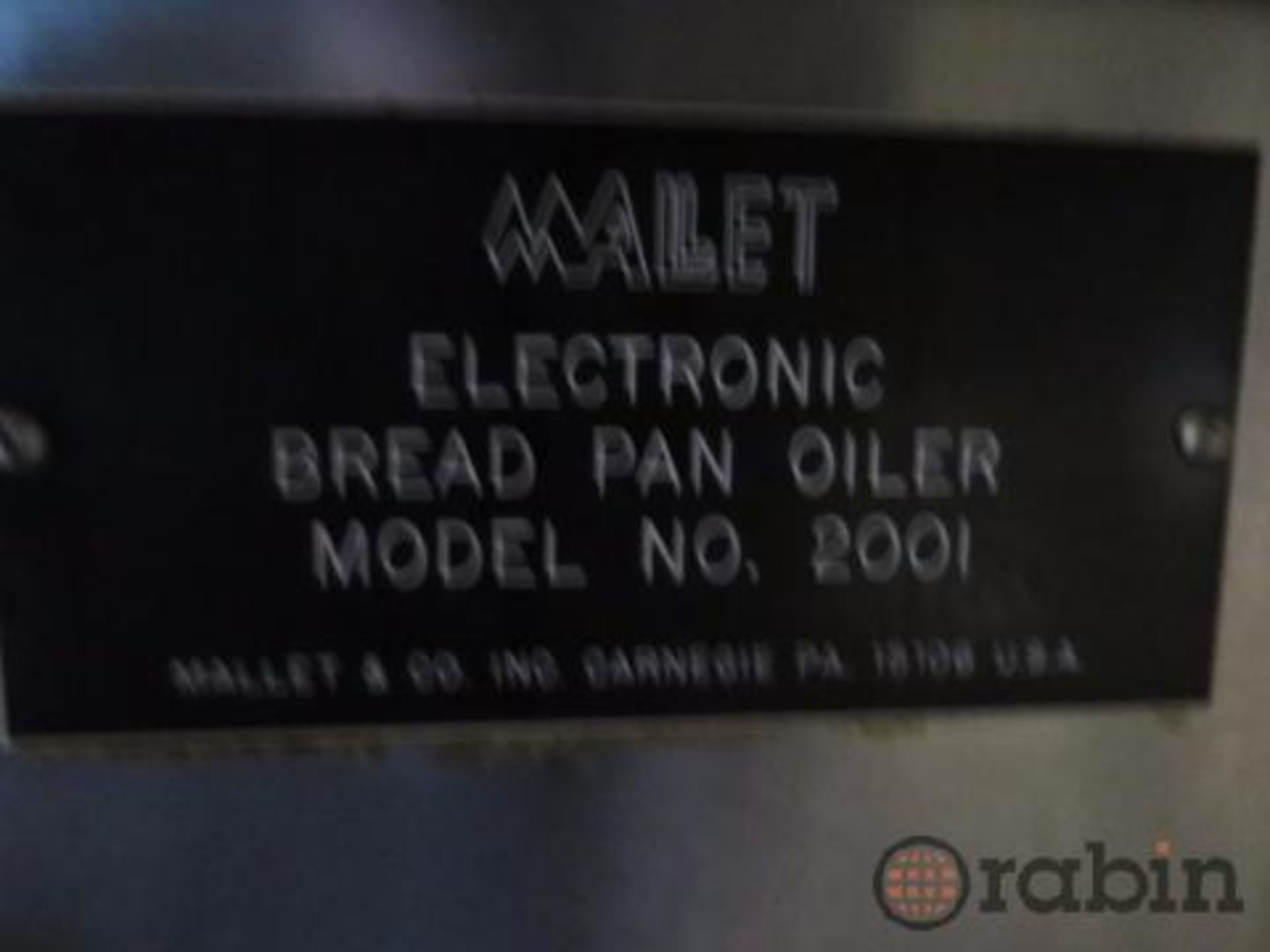 Mallet model 2001 electronic oiler [Atlanta] - Image 3 of 3