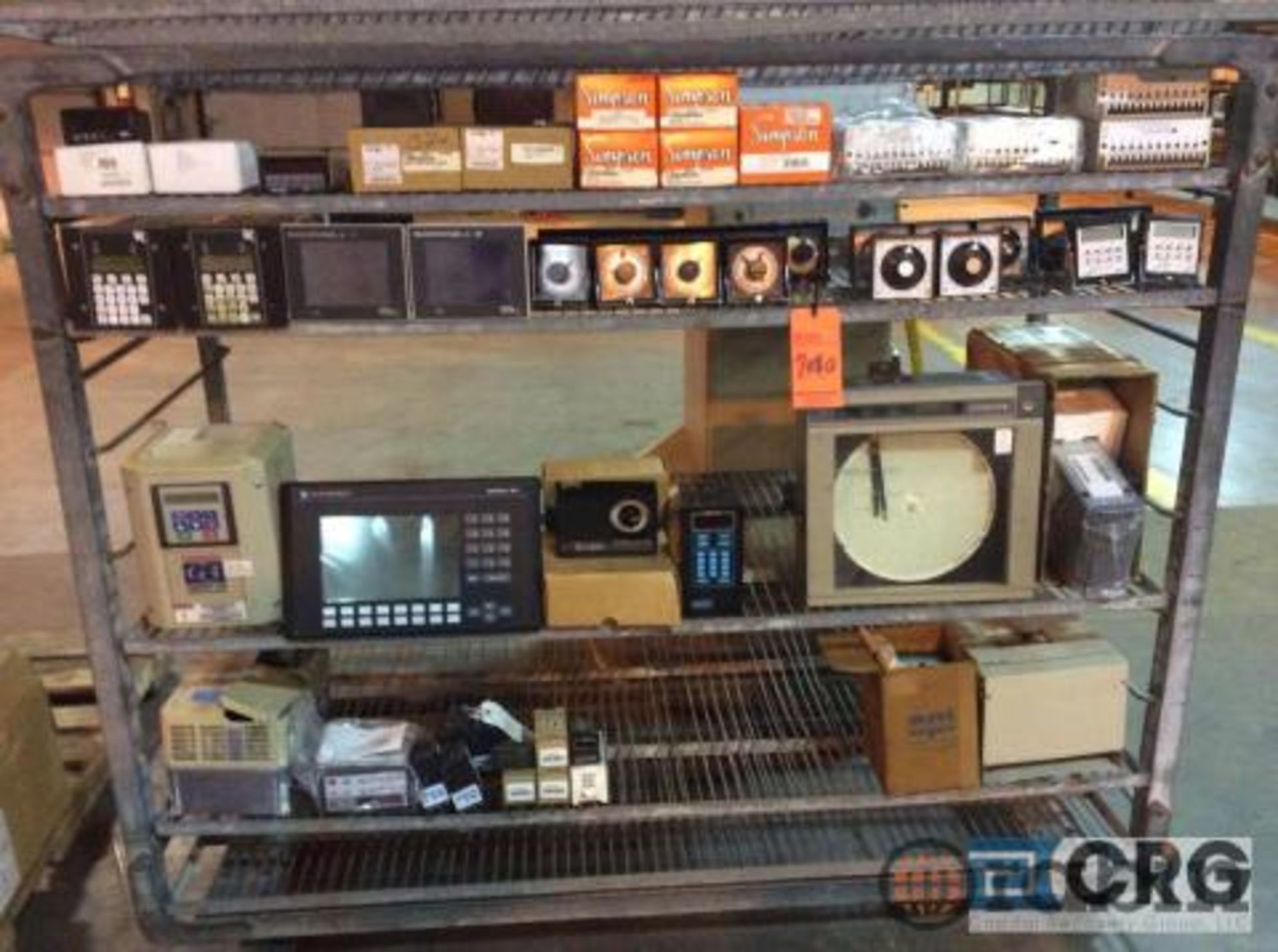 Lot of assorted electrical controls, drives, timers, and chart recorders [Peoria]
