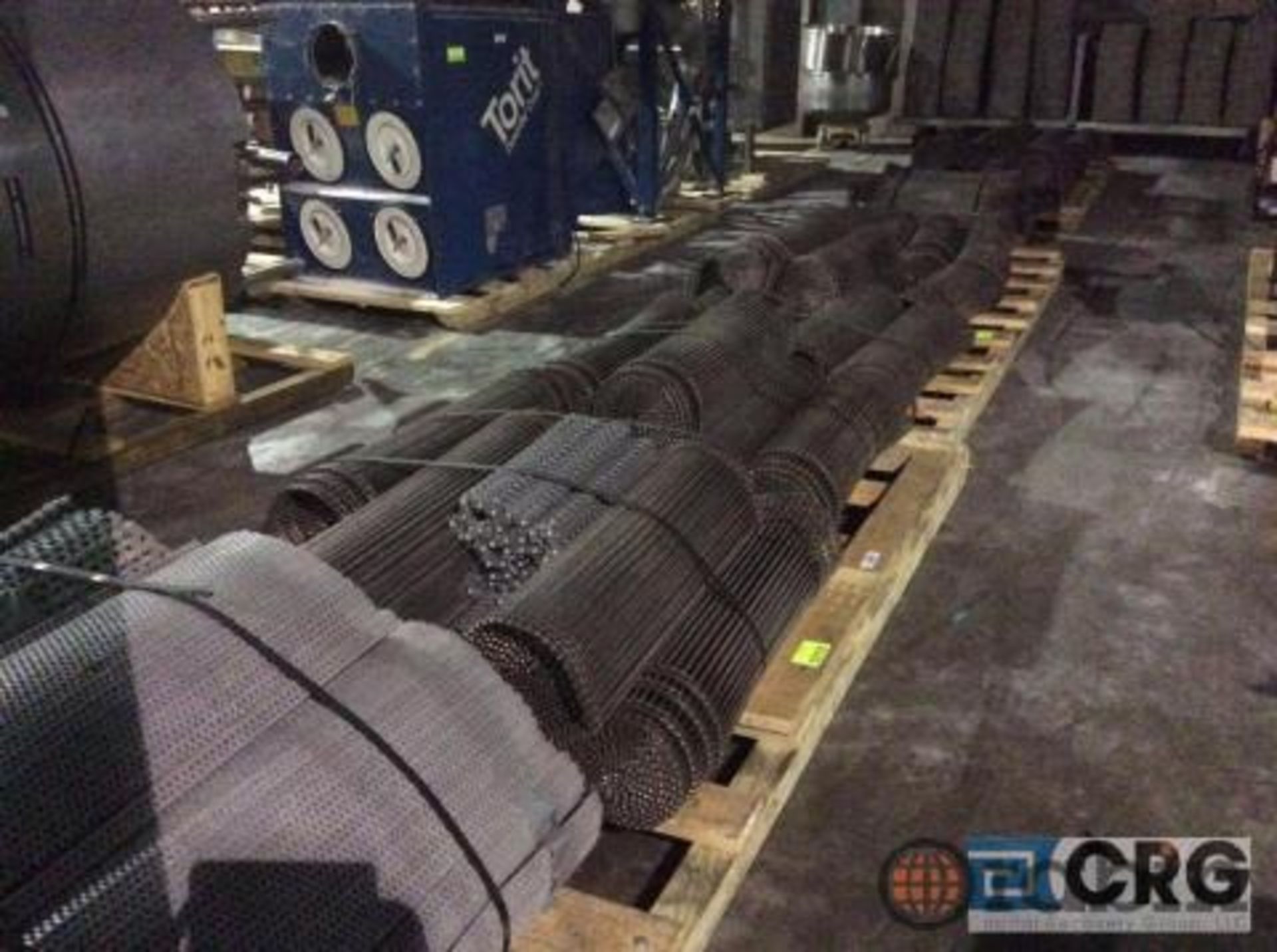 Lot of steel rod belt conveyors, contents of (3) pallets and (1) crate [Atlanta] - Image 2 of 3