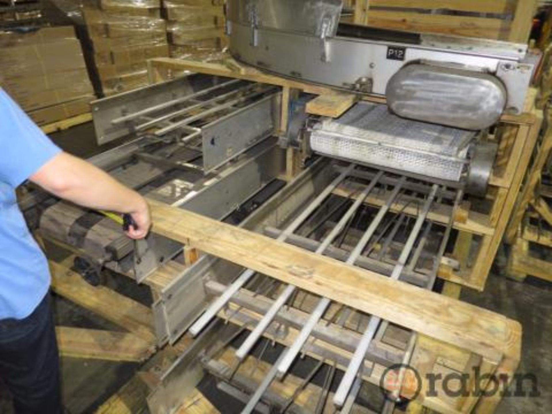 Lot of (7) pan conveyors, approx combined length of 116' [Atlanta] - Image 3 of 4