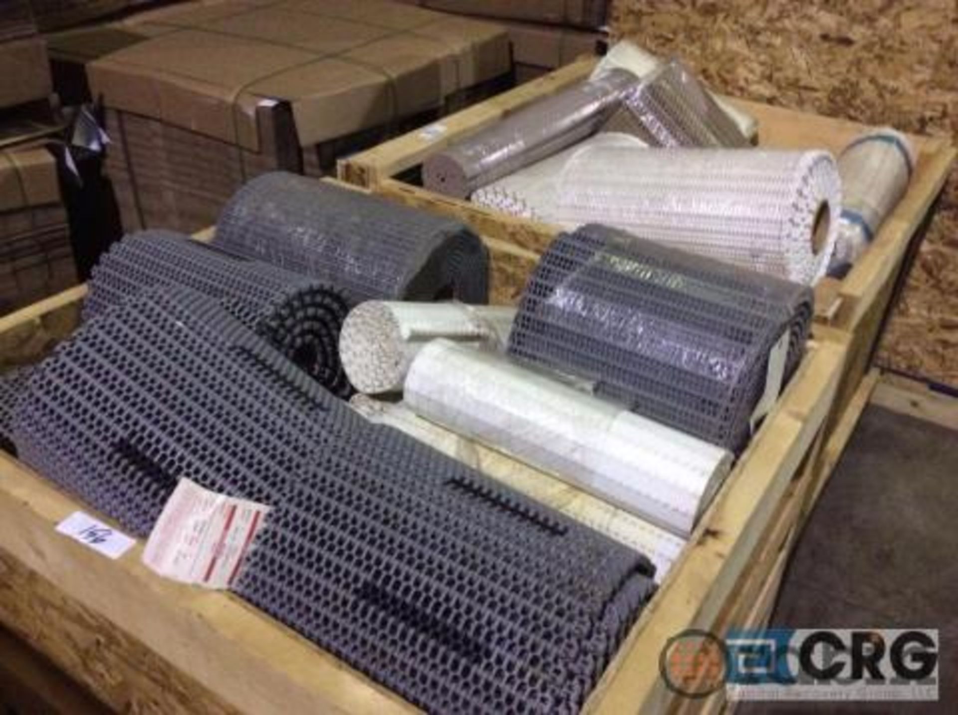 Lot of (3) crates of assorted interlocking & flatbelt conveyor belts [Atlanta] - Image 2 of 3