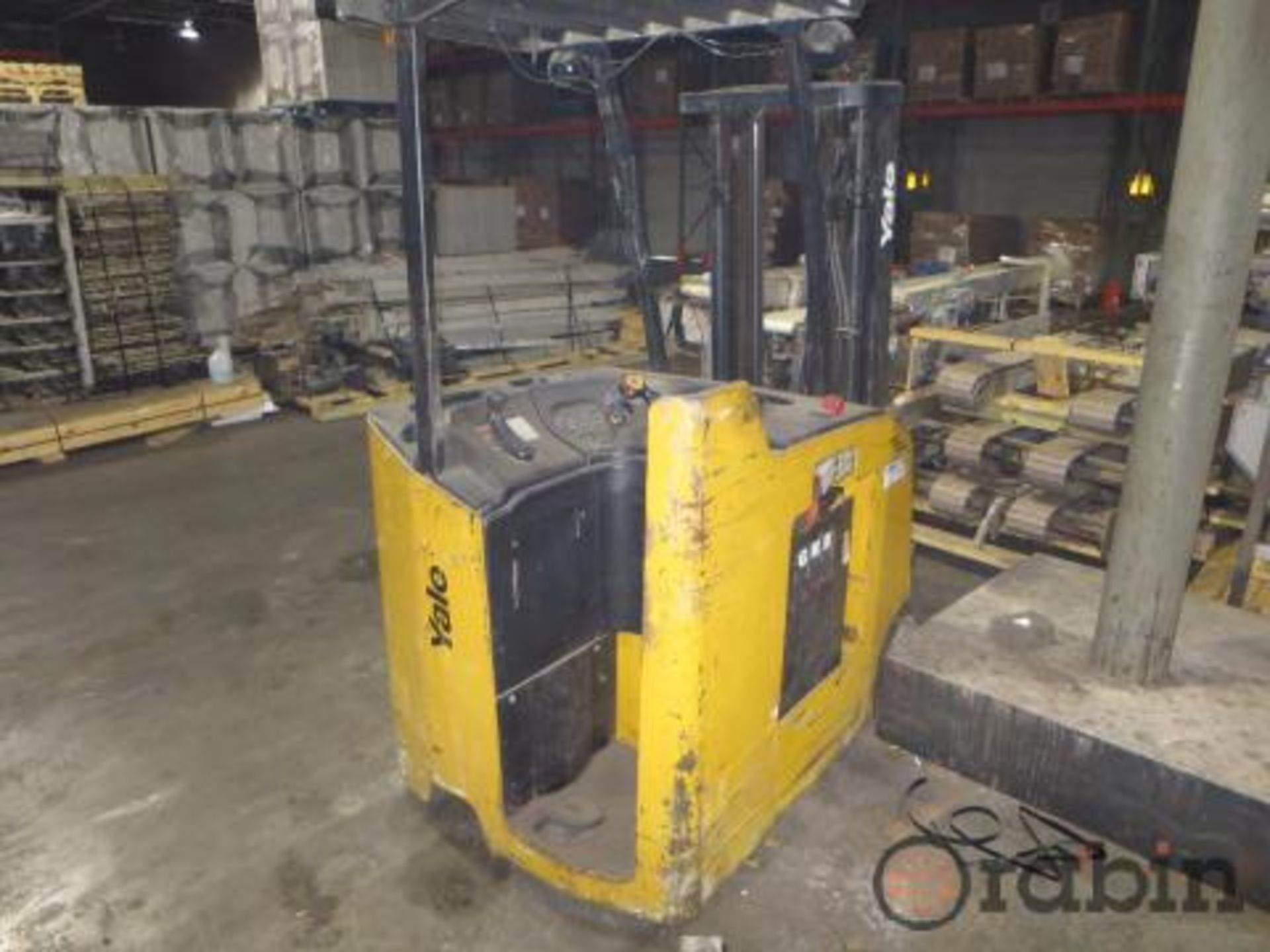 Yale model ESC0-35F stand up forklift, s/n A883NO2355C, electric, 36 volt, 3400 lb cap., No charger, - Image 2 of 3