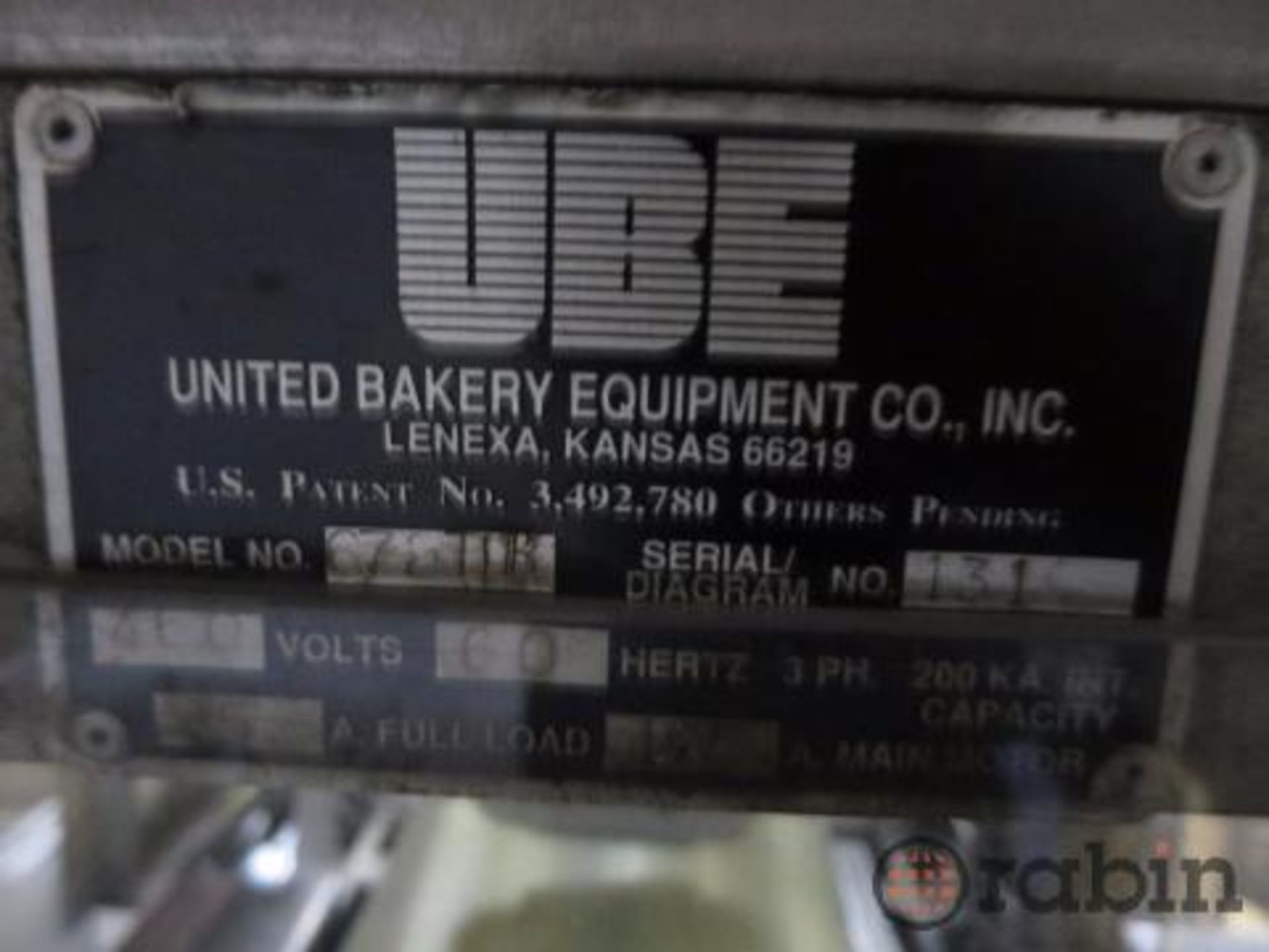 UBE model 672TLB bread bagger, s/n 131 [Atlanta] - Image 3 of 3