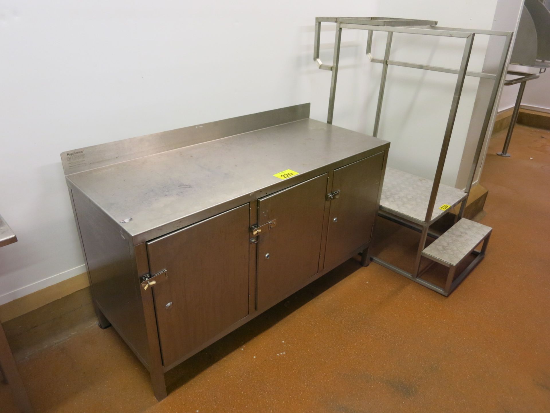 Stainless Cabinet & Step Stair
