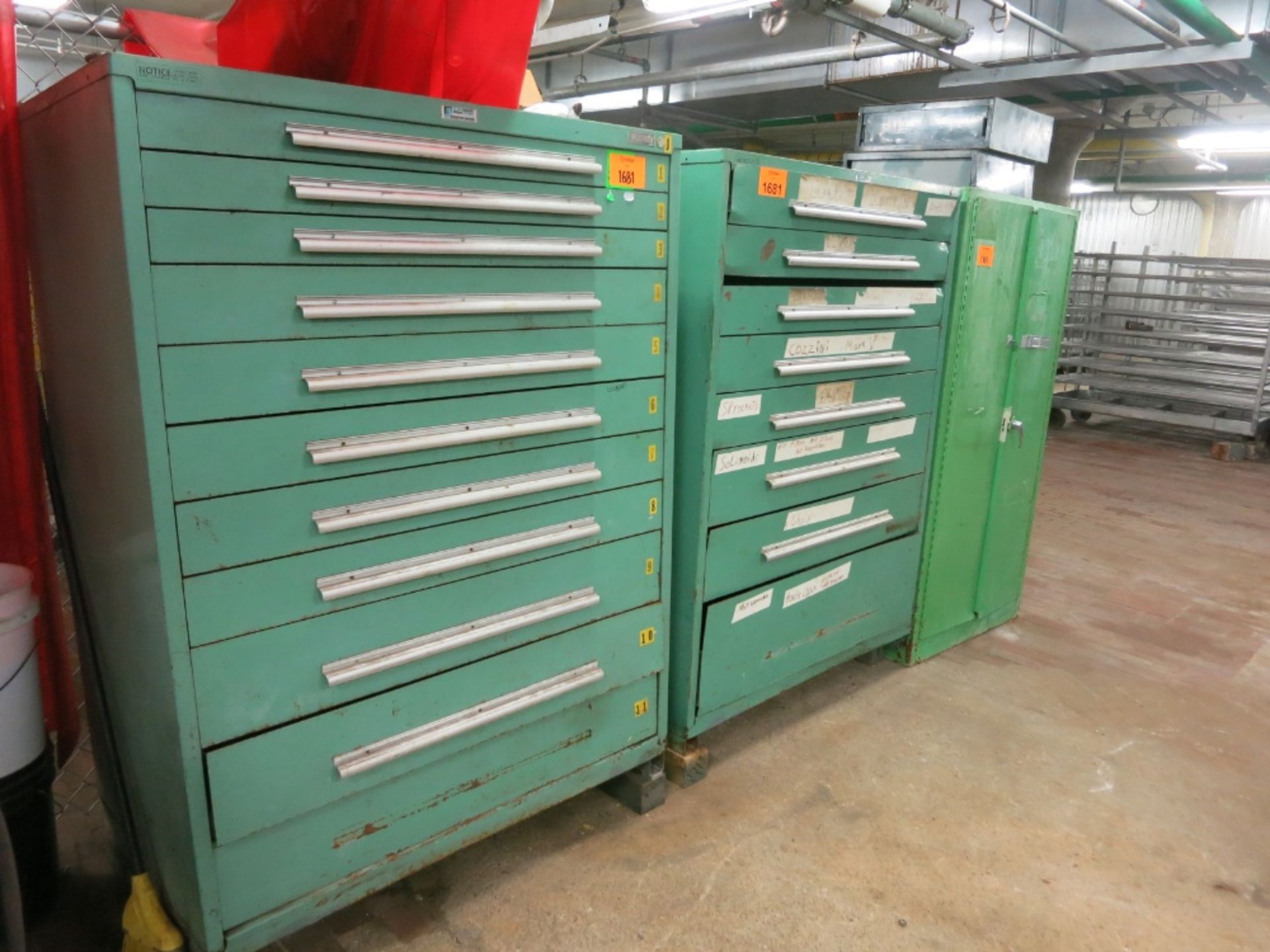 Parts and Storage Cabinets