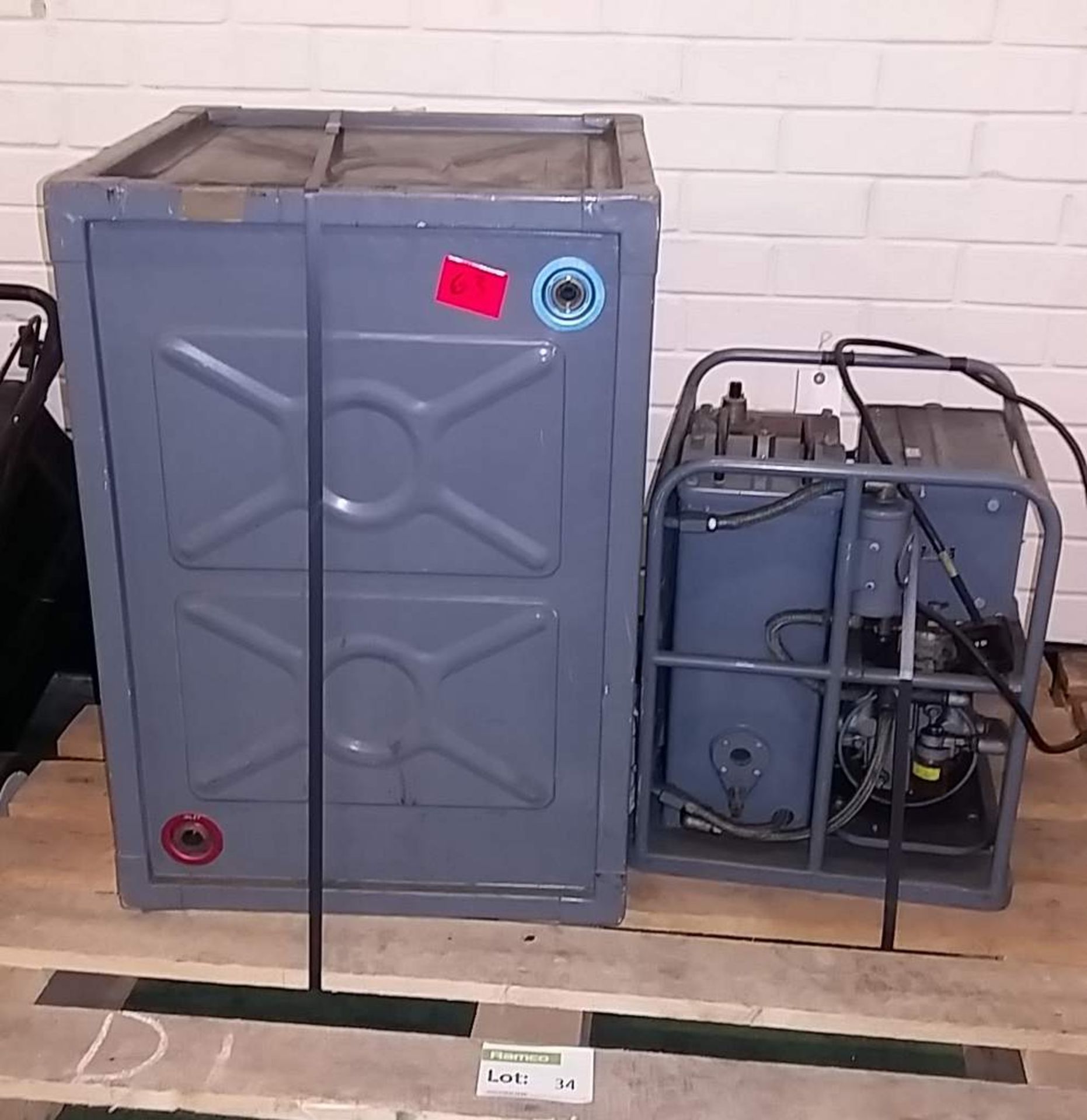 Heating and drying compressor units