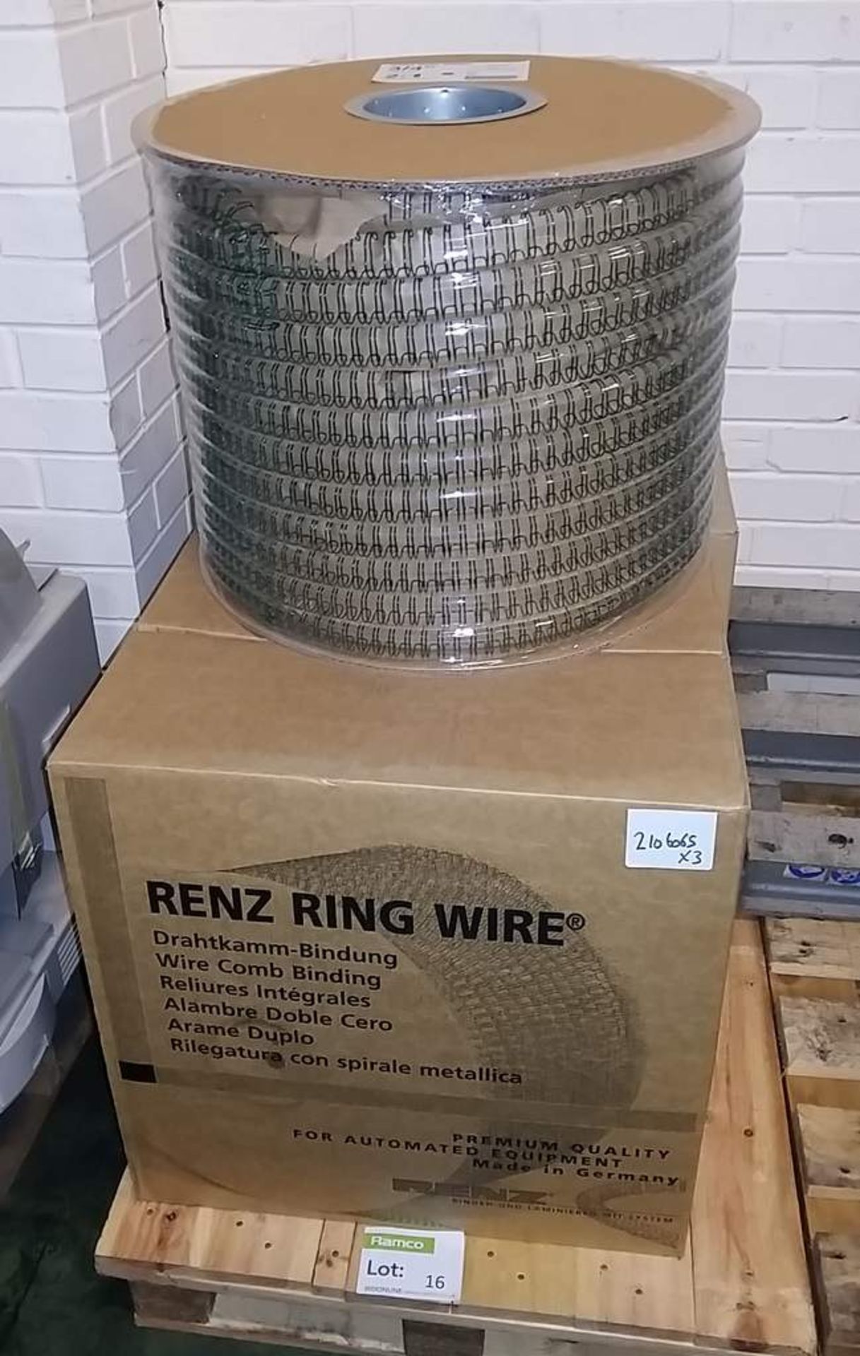 3x Renz ring wire - 2 - 3/4" & 1 - 7/16"