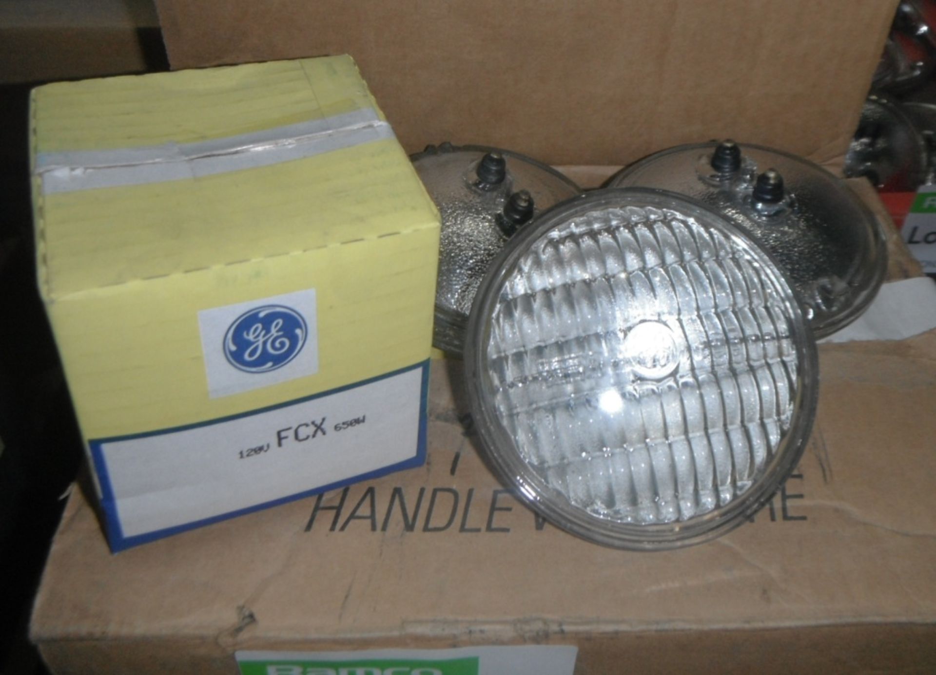 12x Par 36 FCX 120v 650W Bulbs - Used