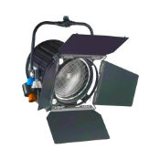 2x Quartzcolor 1.25+1.25kw Castor Pole-operated Fresnel - No Lamp