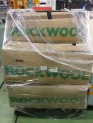7x Assorted Rockwool pipe insulation - approximately 80