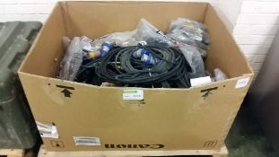 Assorted electrical extension cables