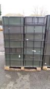 35x Plastic storage boxes