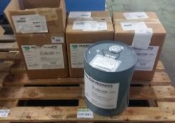 3x flourescent leak detection dye - 5 gallons per tin