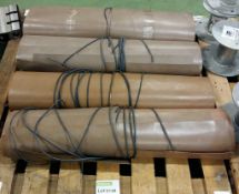 4x Electrical rubber matting