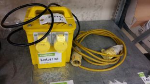 240-110 V worksite transformer