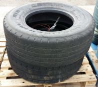 2x Used Tyres