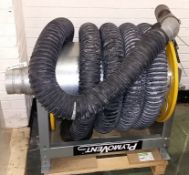 Plymovent ceiling mounted fume extraction hose - SER 550