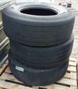 3x Used Tyres