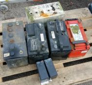 Vehicle batteries - (as spares)