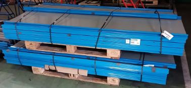 Shelving racking assembly - several pallets