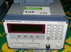 Rohde & Schwarz RF Millivoltmeter URVE