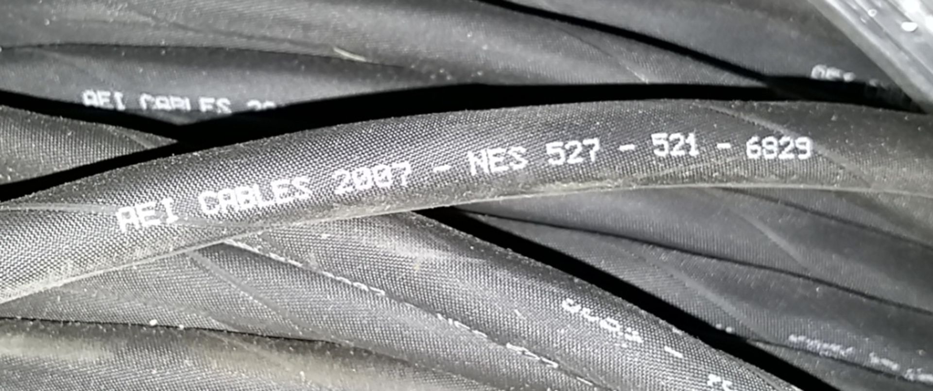 2x Reels of cable - 1x Raychem EPD 37844B - 2007, AEI cables 2007 - NES 527-521-6829 - unk - Image 2 of 3