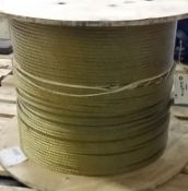 Reel of wire rope - 550mtr - 10mm - 6x36 FC