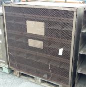 Metal storage crate