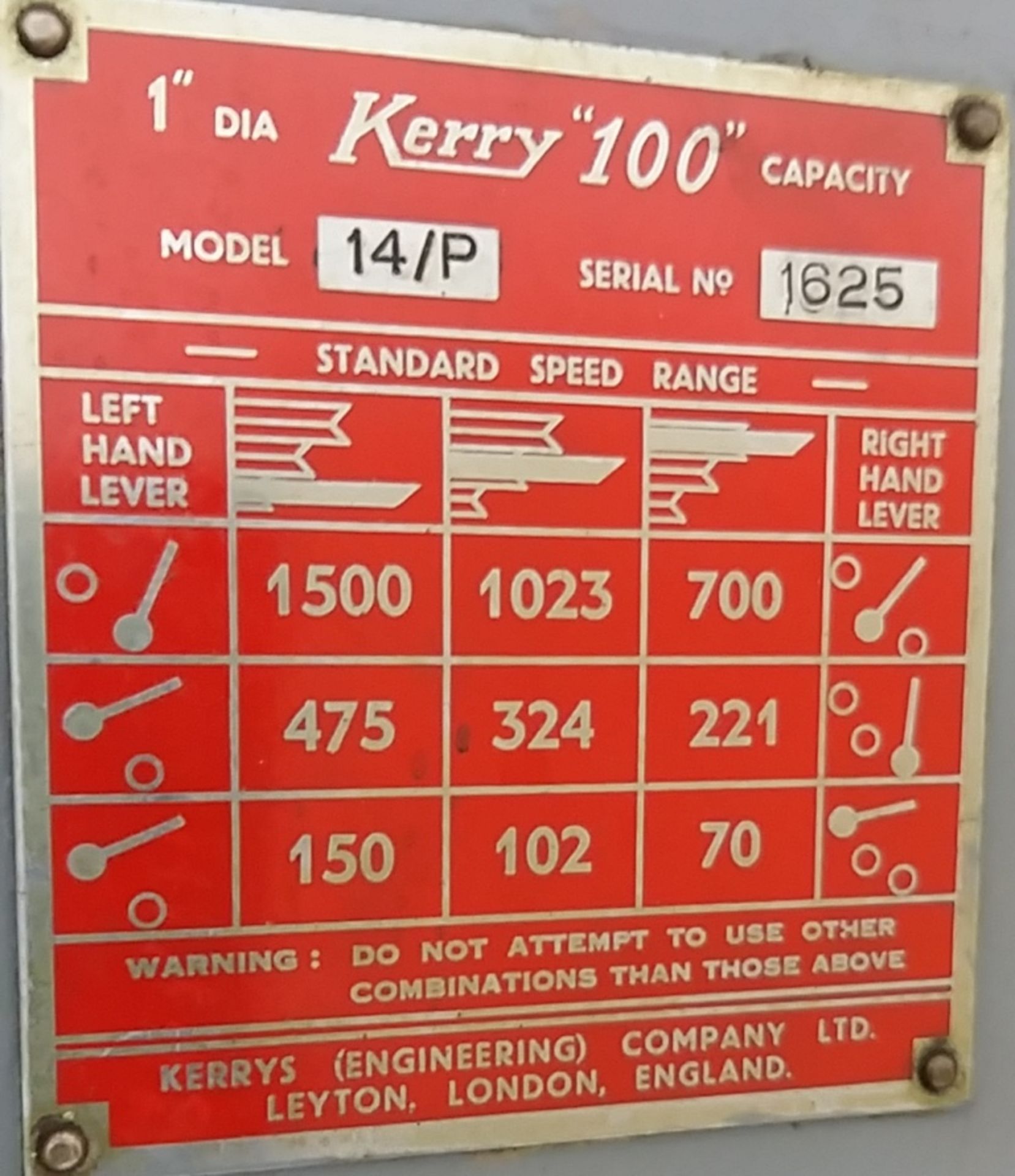 Kerry "100" pillar drill - Image 3 of 4