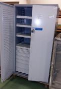 2 door welding supplies cabinet (empty)