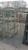 Triple storage cage